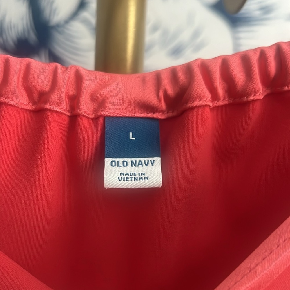 Coral Satin Maxi Skirt Large - Picture 4 of 5